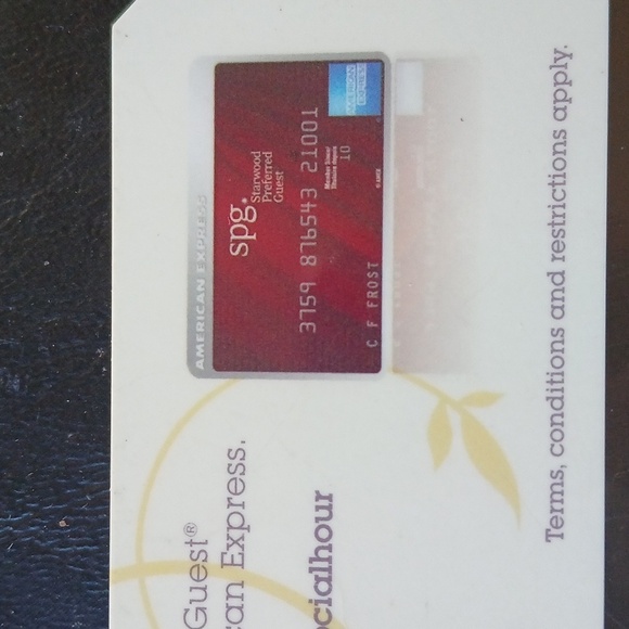 Sheraton Hotel Social Hour Wine X AMEX Collaboration Room Key Card Club - Picture 6 of 6